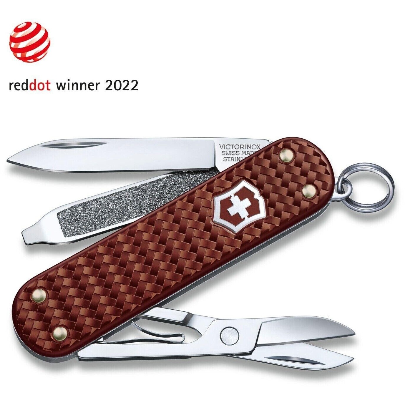 Victorinox Classic Precious Alox 5 Funktionen Taschenmesser brass gold