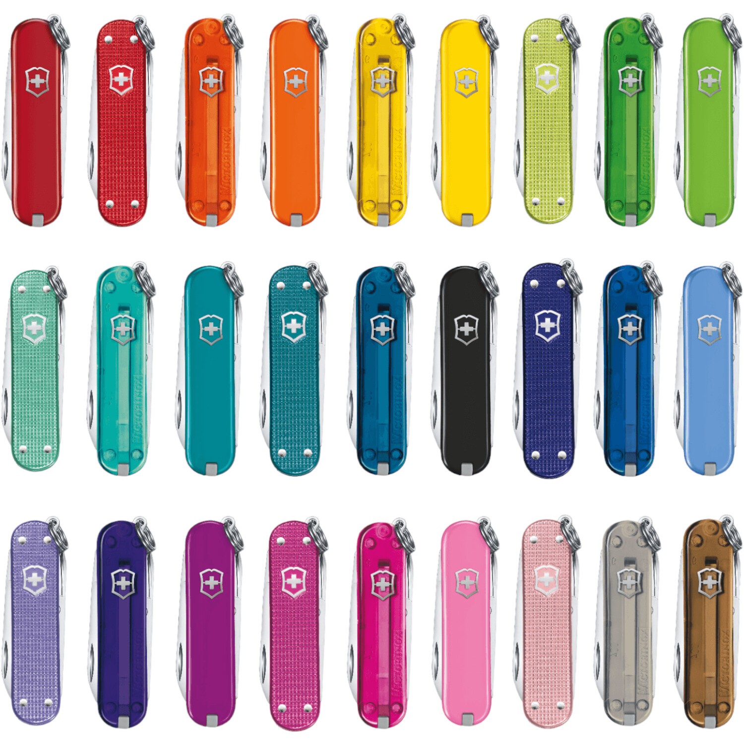 Victorinox Classic SD 7 Funktionen Taschenmesser braun transparent