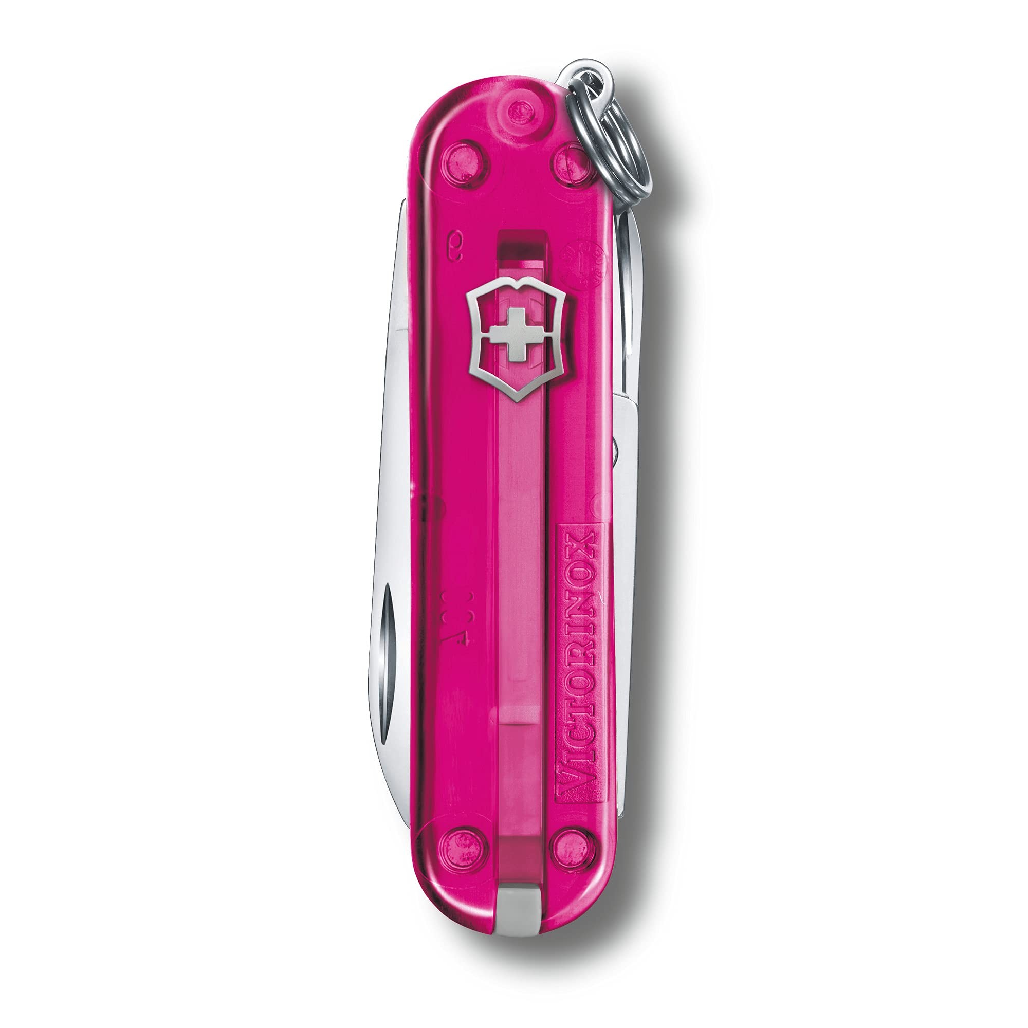 Victorinox Classic SD 7 Funktionen Taschenmesser pink transparent