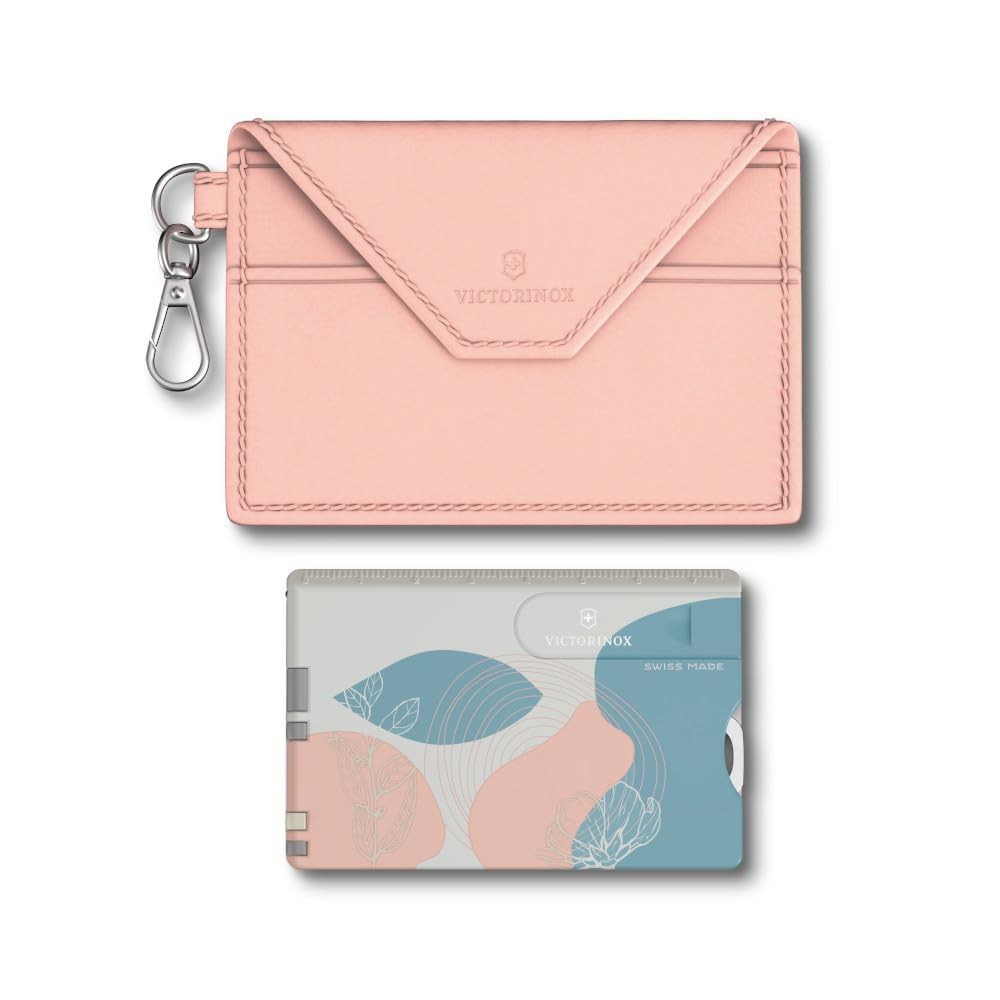 Victorinox Swiss Card Classic 10 Funktionen Multitool Paris Style rosa/blau