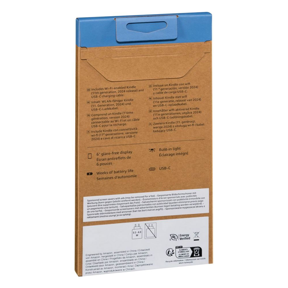 Amazon Kindle (2024) schwarz mit Werbung 16GB