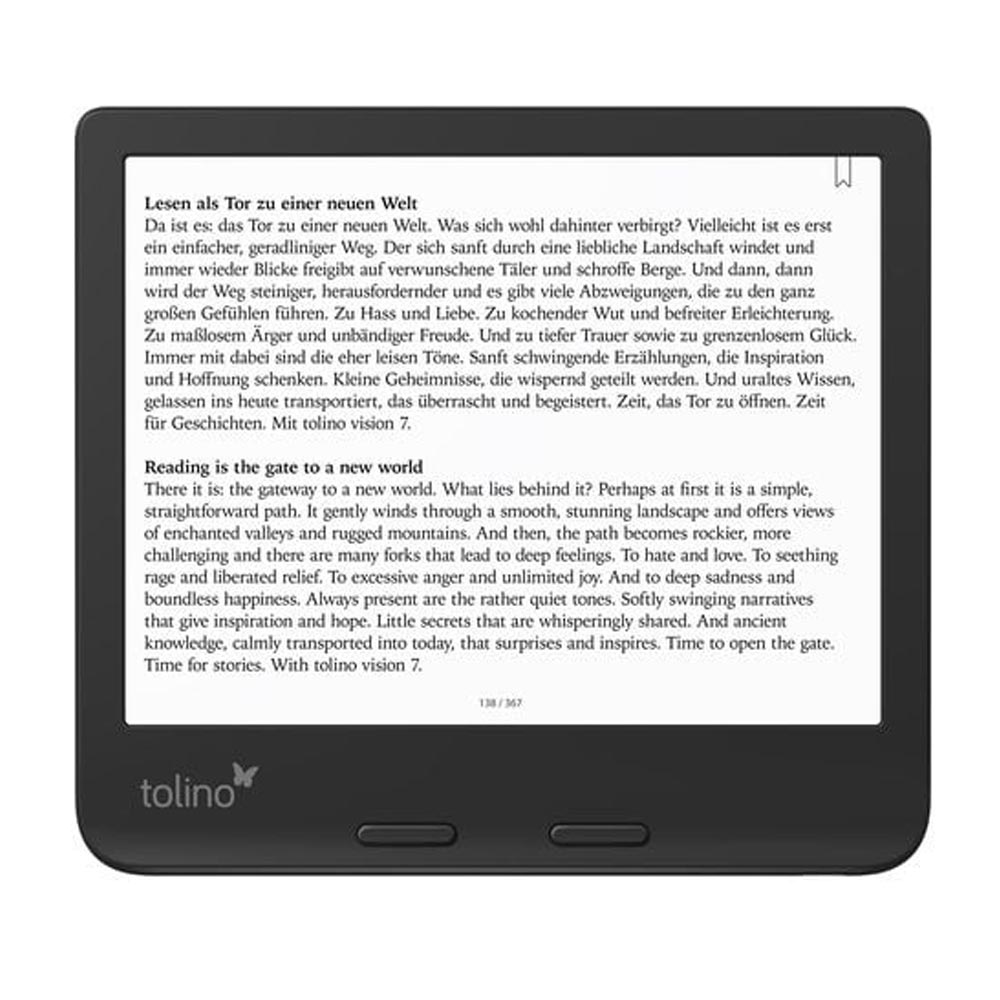 Tolino Vision Color E-Book-Reader schwarz