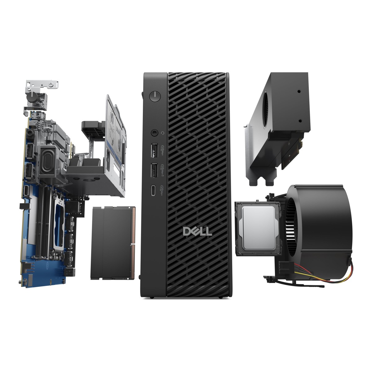 Dell Pro Max Micro FCM2250 Core Ultra 7 265 16GB 1TB SSD RTX A1000 Mini-PC