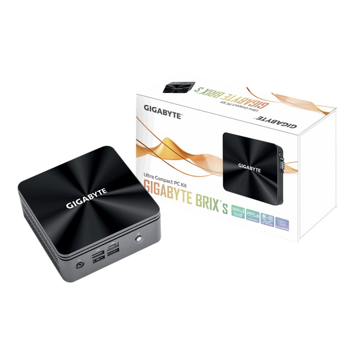 Gigabyte GB-BRi3H-10110 Barebone Mini-PC schwarz