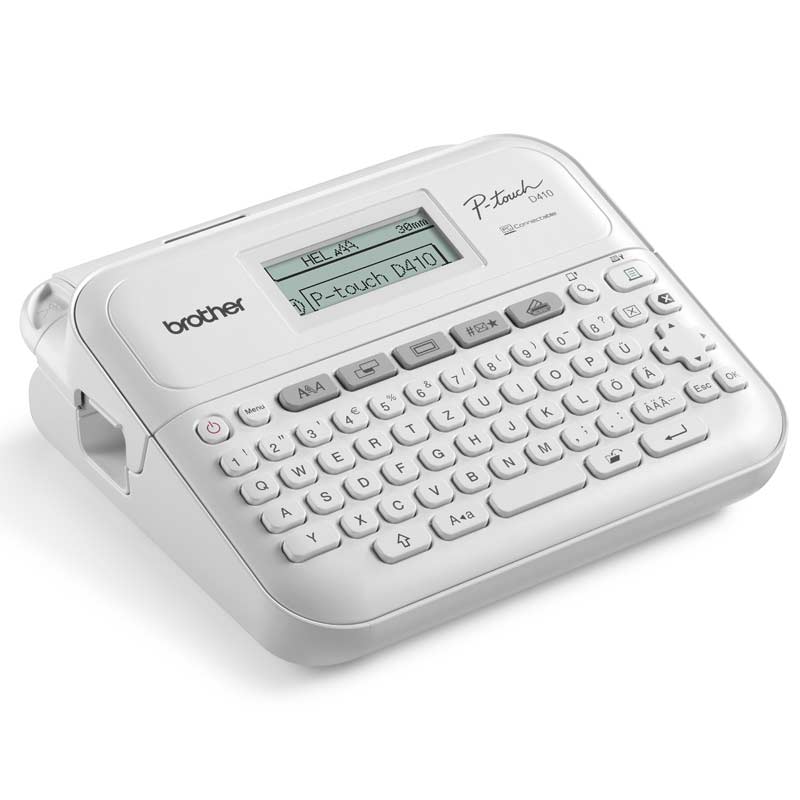 Brother P-Touch PT-D410 Beschriftungsgerät weiß (2. Wahl) (neutrale Verpackung)