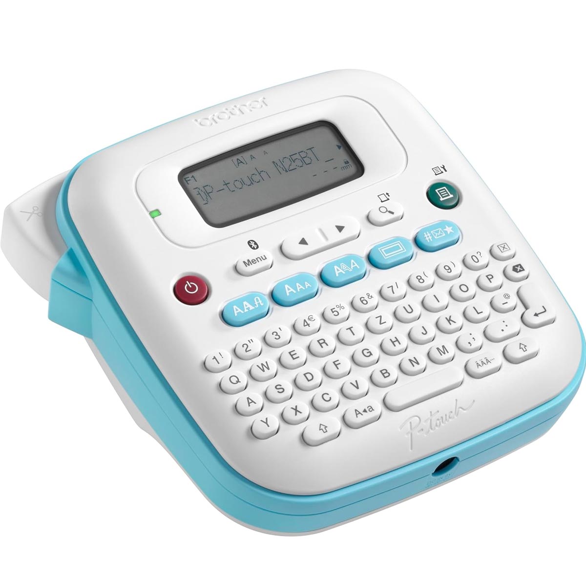 Brother P-Touch PT-25BT Beschriftungsgerät weiß/hellblau