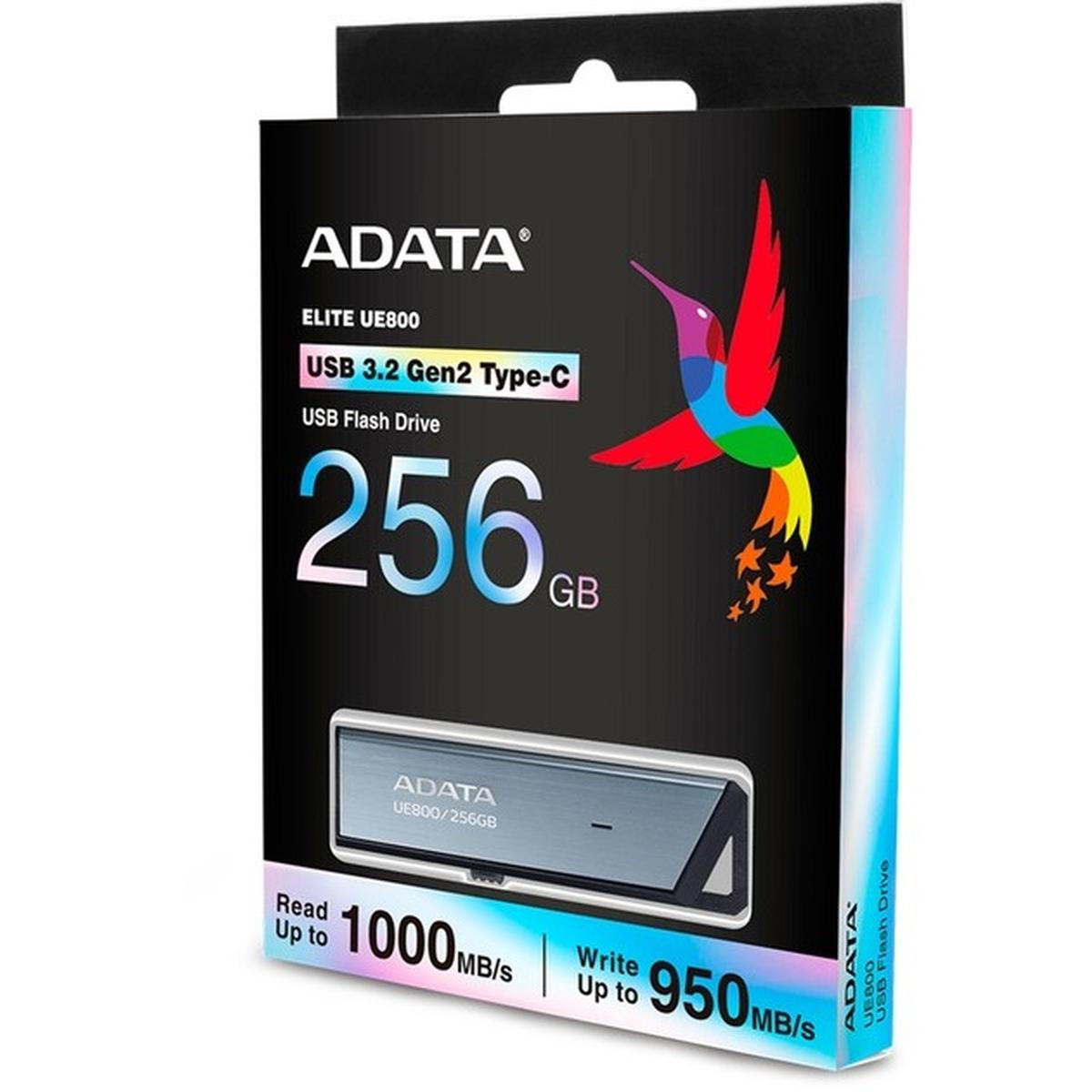 ADATA UE800 256GB USB-C 3.2 Gen 2 USB-Stick silber