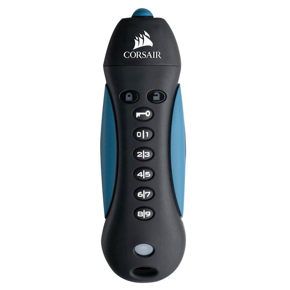 Corsair Flash Padlock 3 64GB USB-Stick schwarz/blau