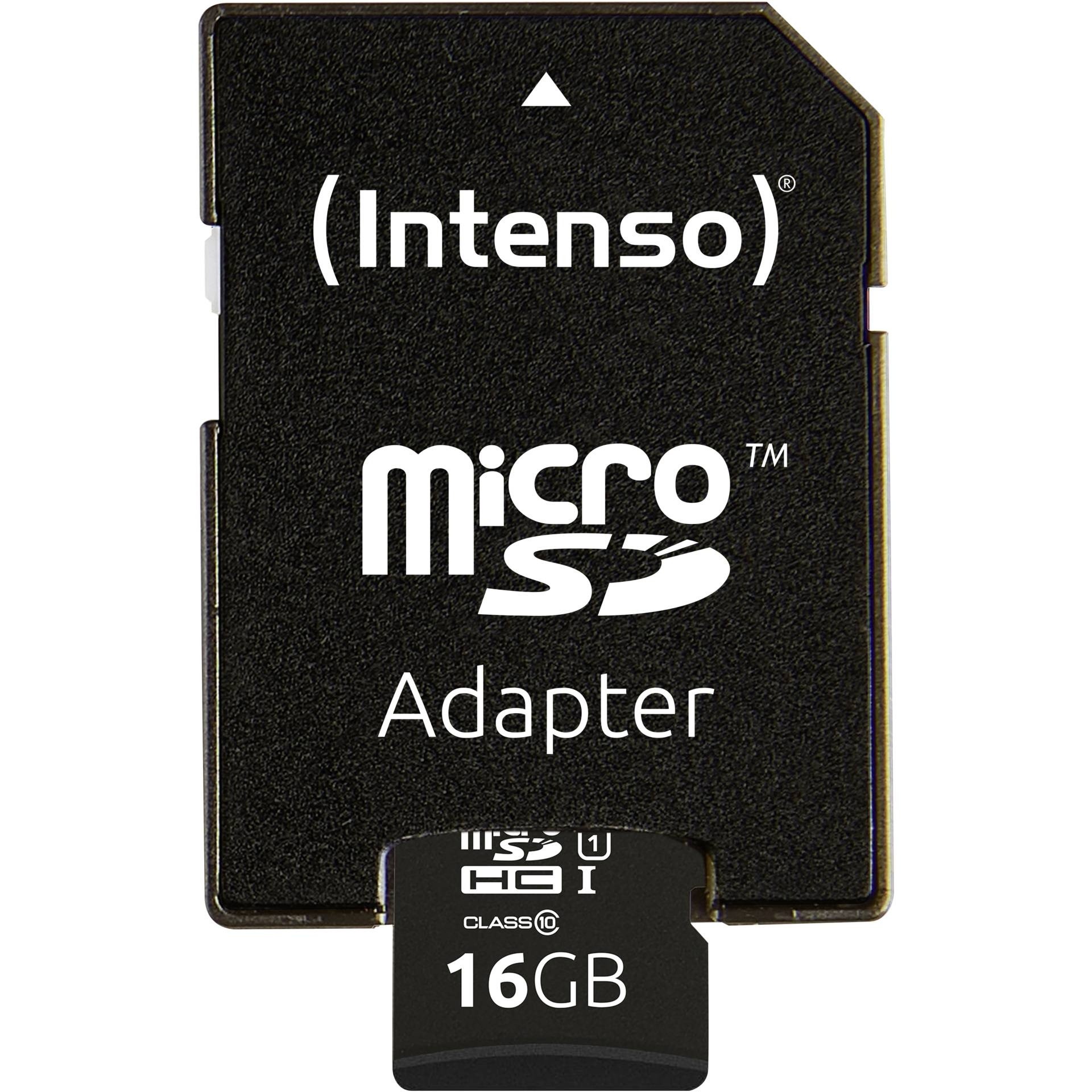 Intenso Premium Class 10 UHS-I microSDHC-Speicherkarte 16GB schwarz