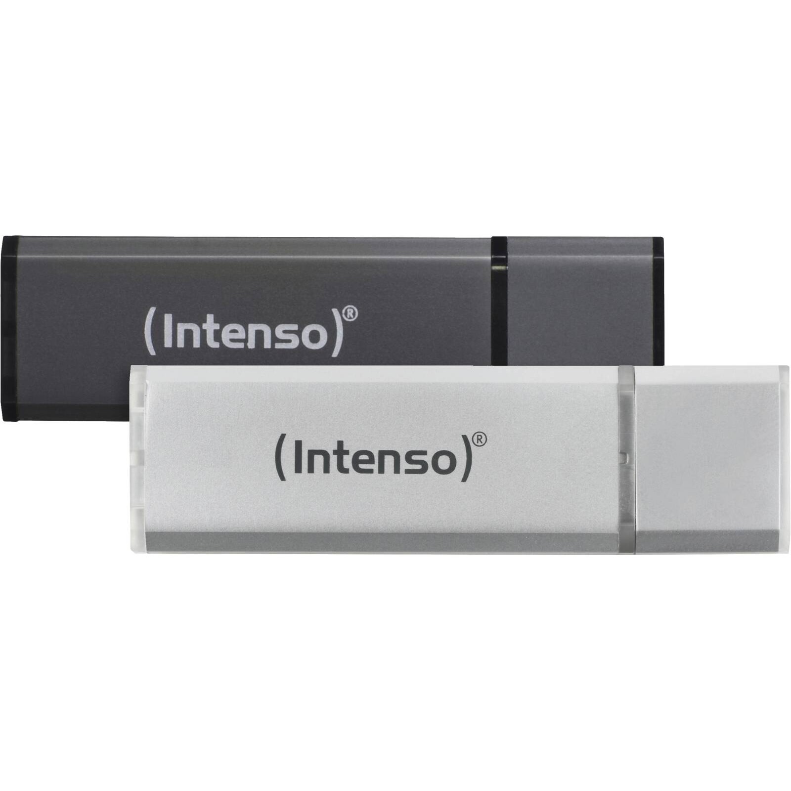 Intenso Alu Line USB 2.0 USB-Stick 2x 32GB silber/anthrazit