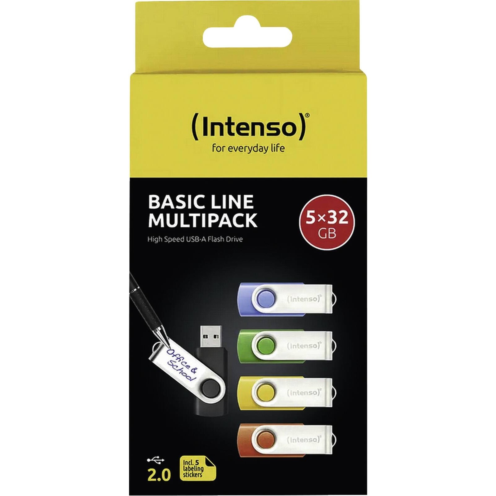 Intenso Basic Line USB 2.0 USB-Stick 5x 32GB