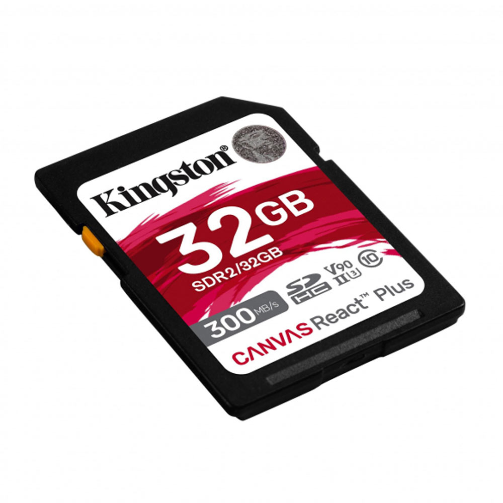 Kingston Canvas React Plus SDHC Speicherkarte UHS-II 32GB