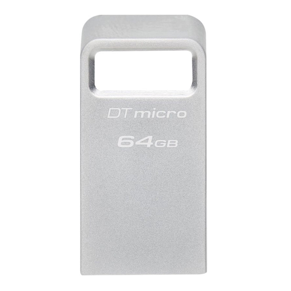 Kingston DataTraveler Micro USB 3.2 USB-Stick 64GB silber