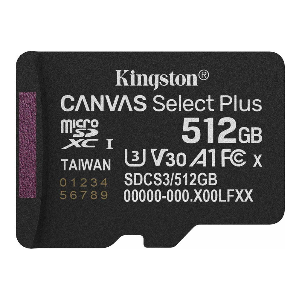 Kingston Canvas Select Plus microSDXC Speicherkarte 512GB ohne SD-Adapter