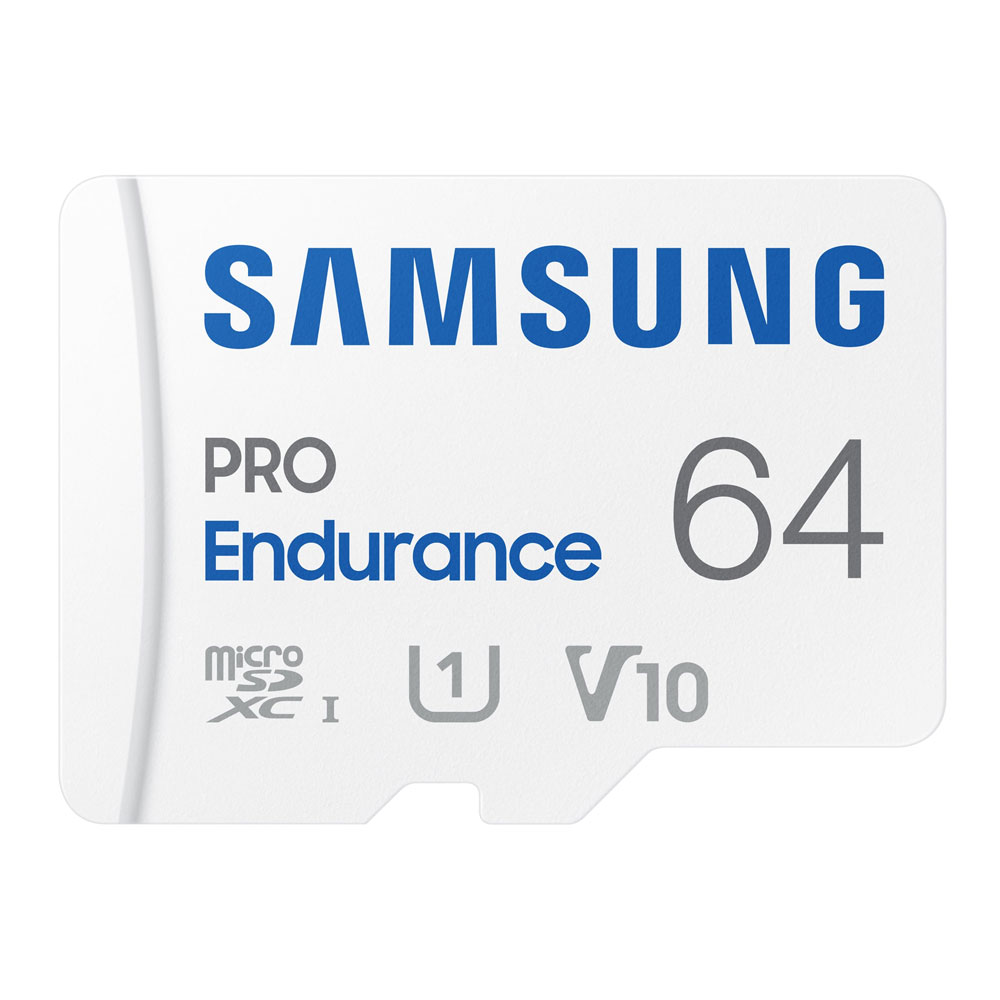 Samsung PRO Endurance microSD-Karte + SD-Adapter 64 GB