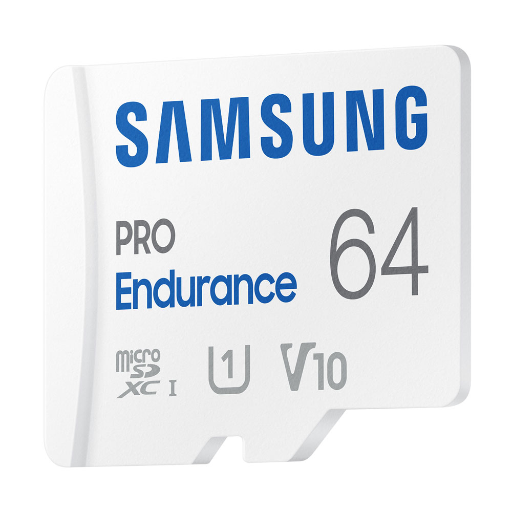 Samsung PRO Endurance microSD-Karte + SD-Adapter 64 GB