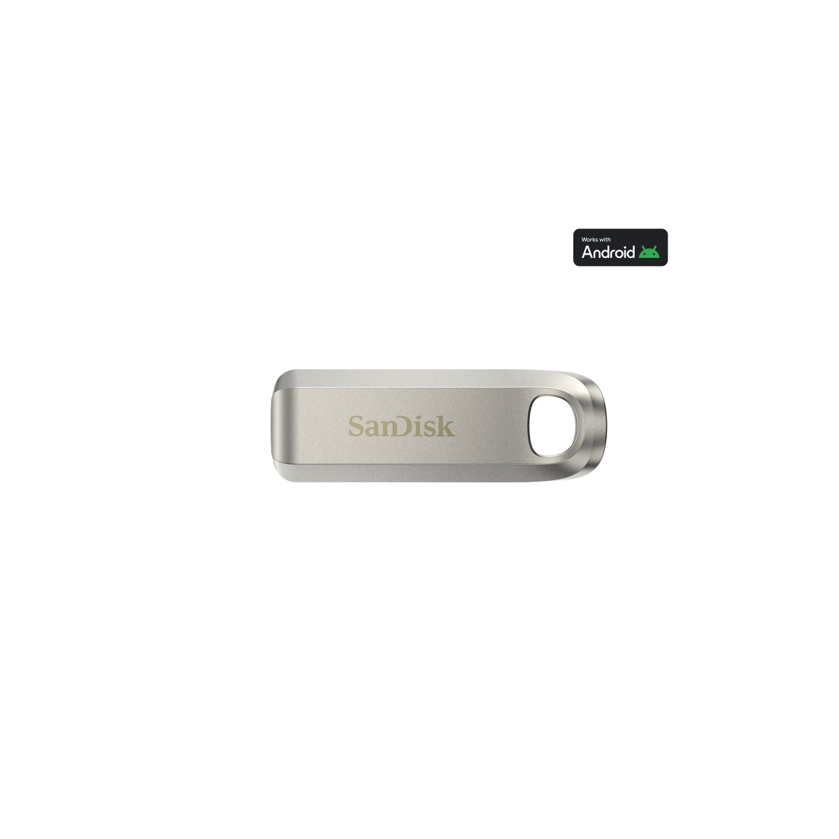 SanDisk Ultra Luxe USB-C-Stick 128GB silber