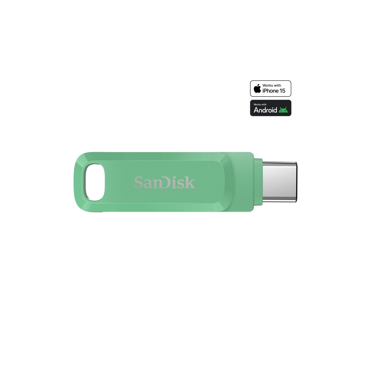 SanDisk Ultra Dual Drive Go USB-C/USB-A USB-Stick 1TB absinthe green