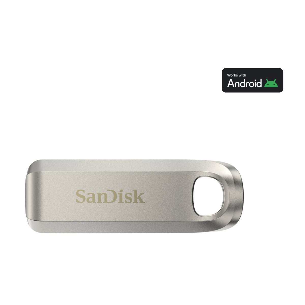 SanDisk Ultra Luxe USB-C USB 3.2 Gen 1 USB-Stick 512GB silber
