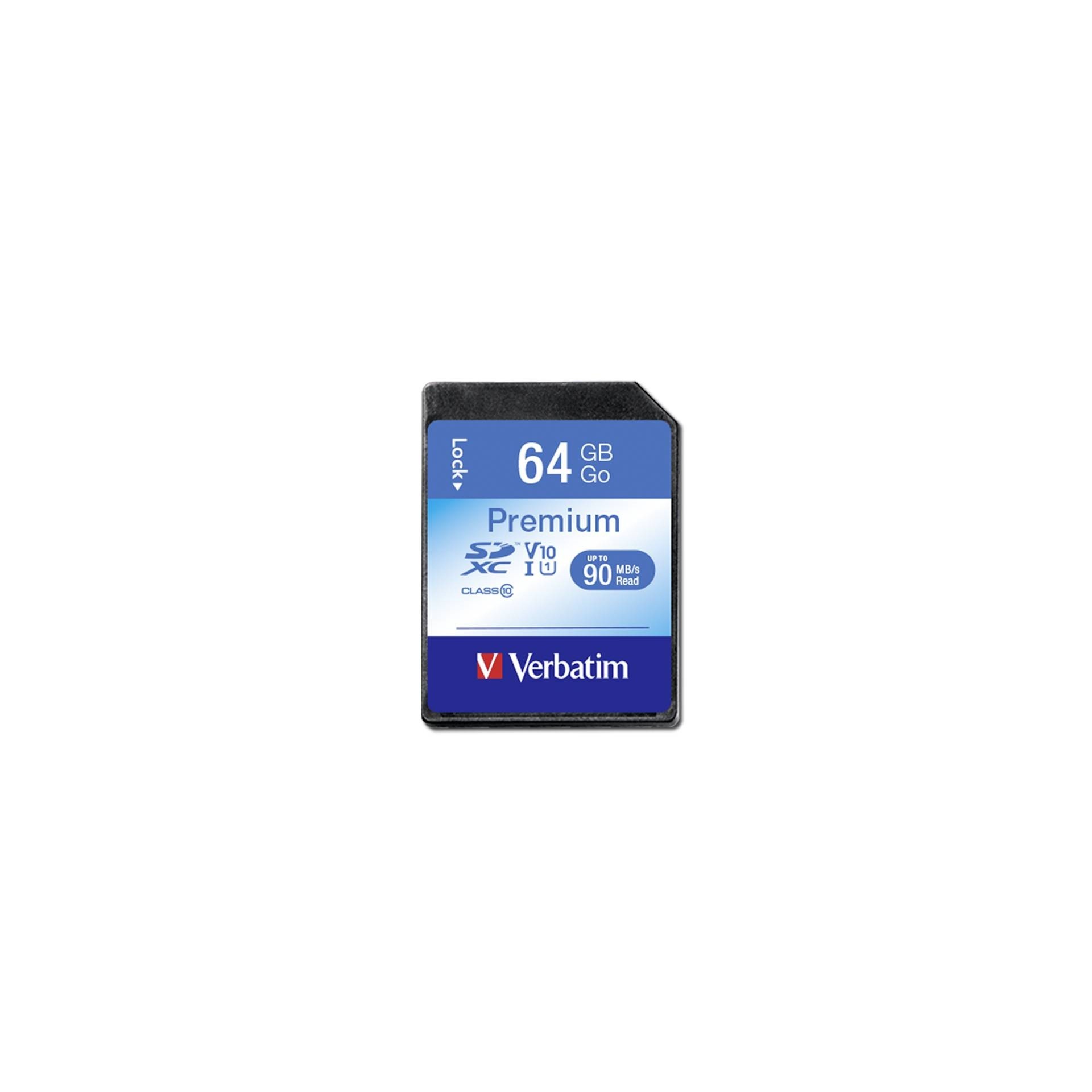 Verbatim Premium U1 SDXC-Speicherkarte 64GB schwarz