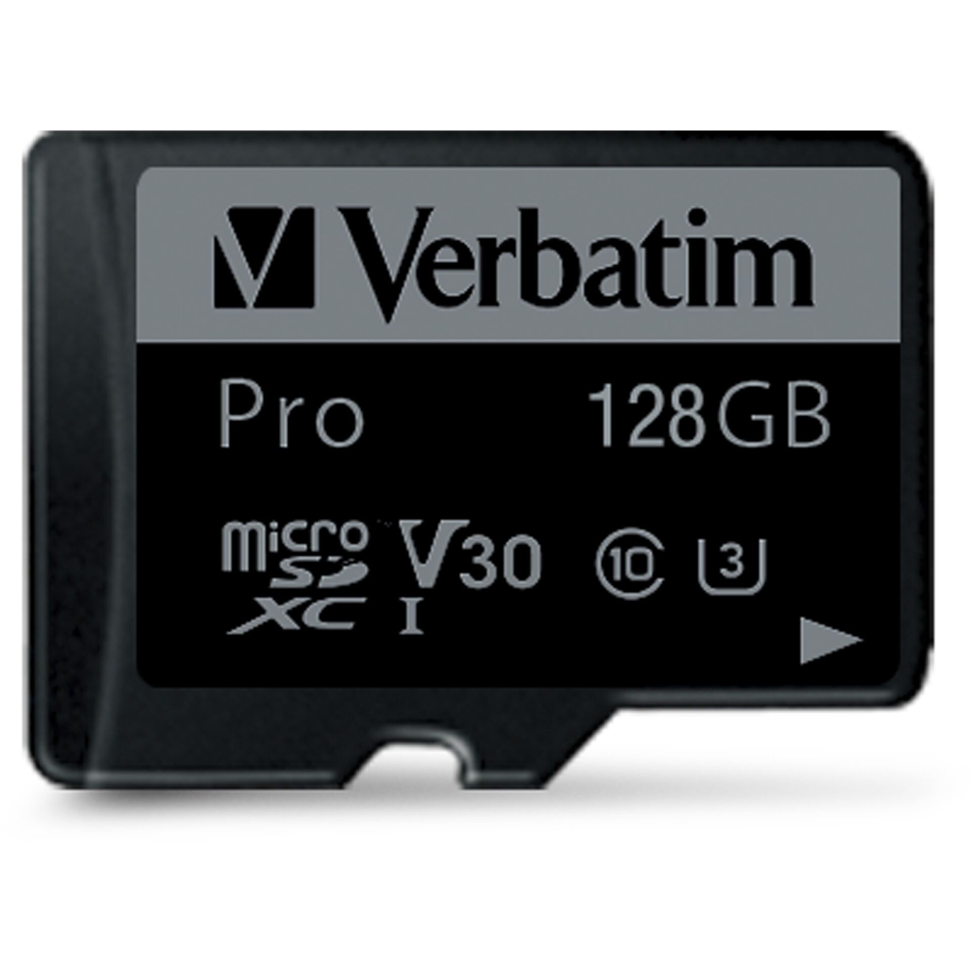 Verbatim Pro U3 microSDXC-Speicherkarte 128GB schwarz