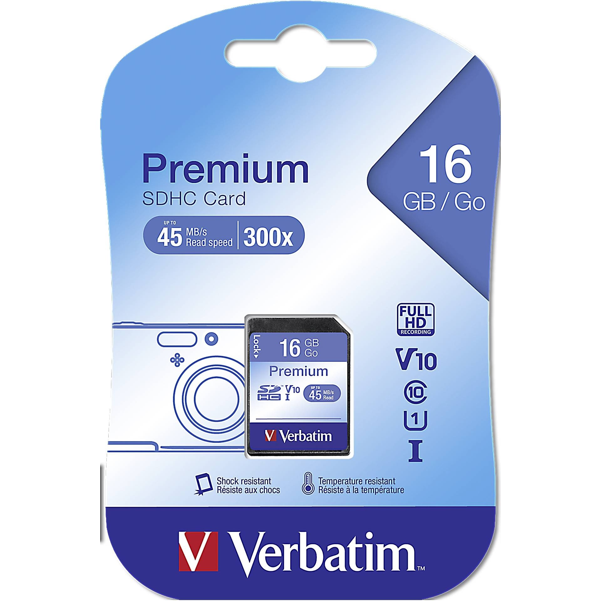 Verbatim SD Premium UHS-I U1 SDHC 16GB (43962)