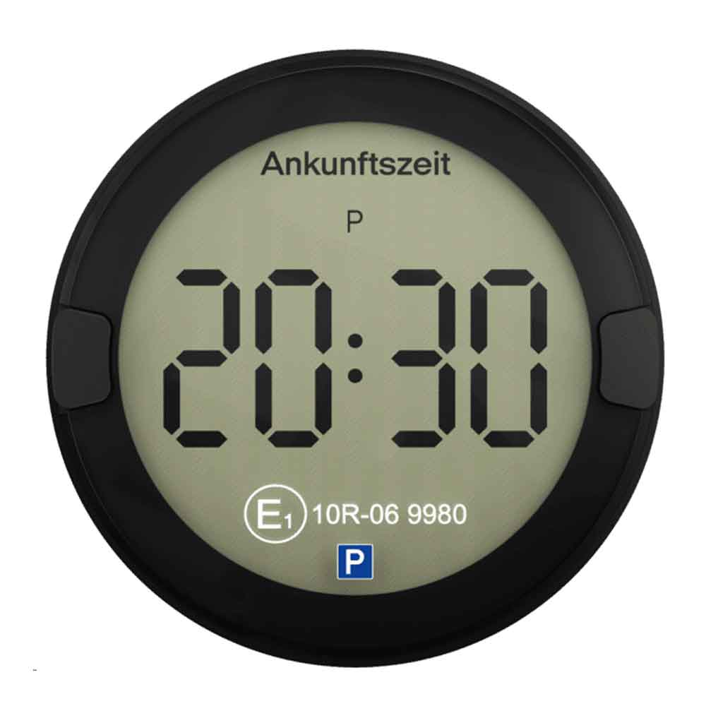 OOONO P-DISC NO2 Elektronische Parkscheibe mit automatischer Parkzeit-Einstellung