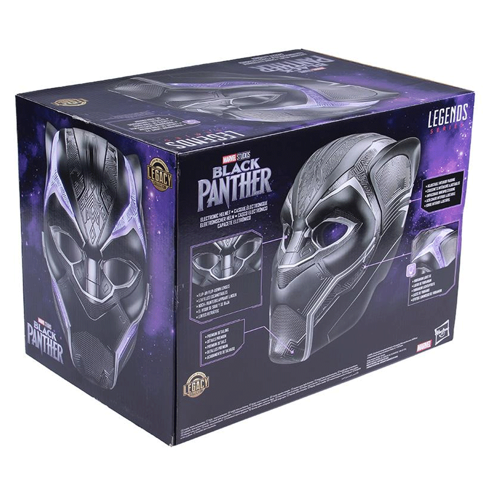 Hasbro Marvel Legends Series Black Panther elektronischer Premium Helm (F3453)