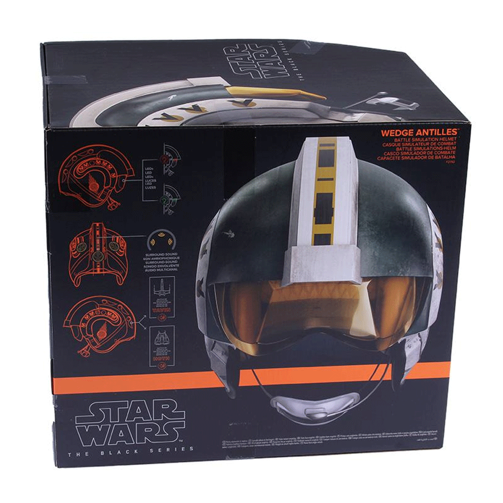 Hasbro Star Wars Black Series Elektronischer Premium-Helm Wedge Antilles Battle (F27925E0)