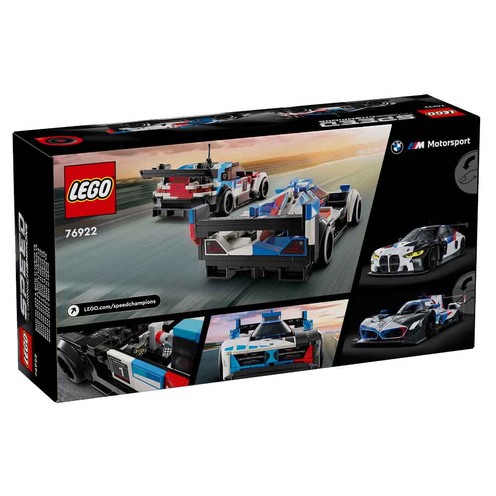 LEGO Speed Champions BMW M4 GT3 & BMWM Hybrid V8 Rennwagen (76922)