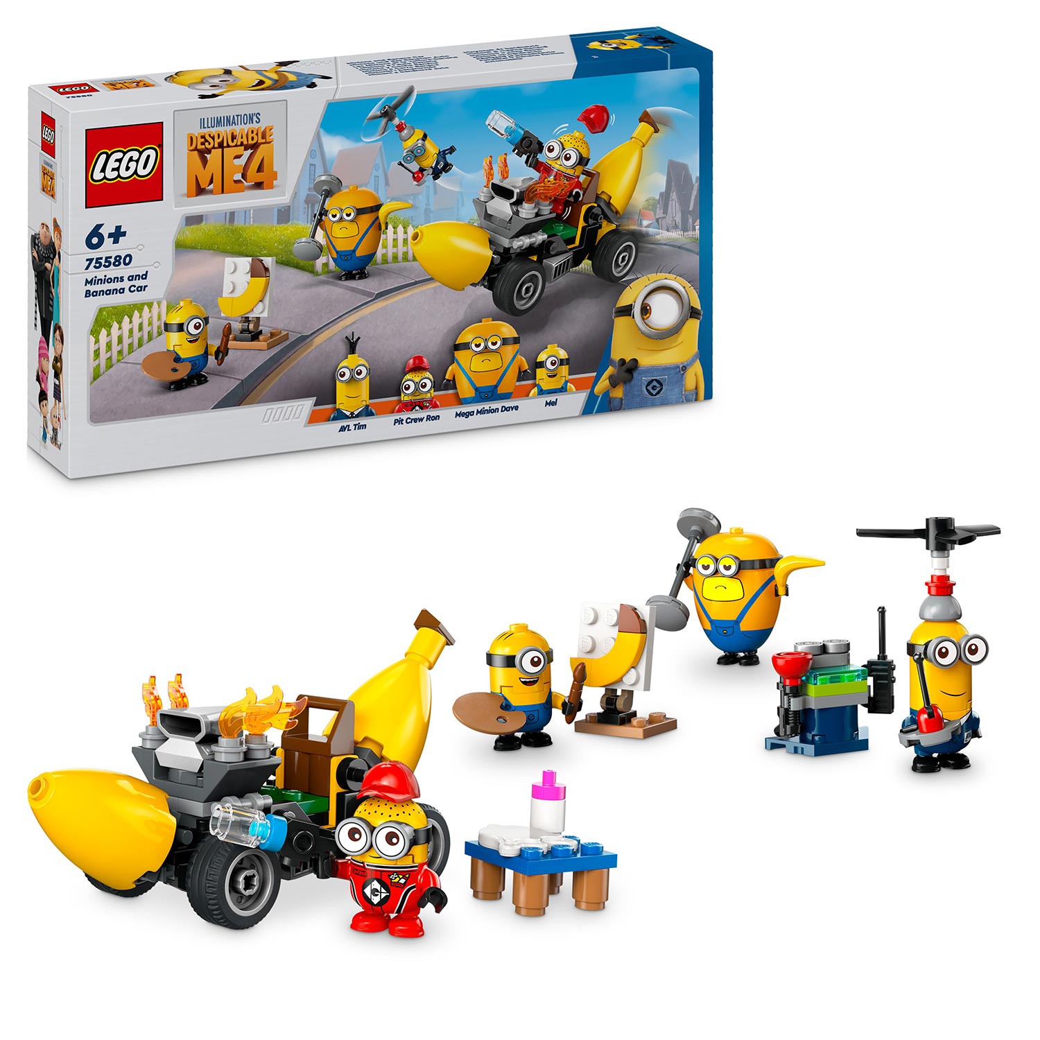 LEGO Ich einfach unverbesserlich 4 - Minions und das Bananen Auto (75580)
