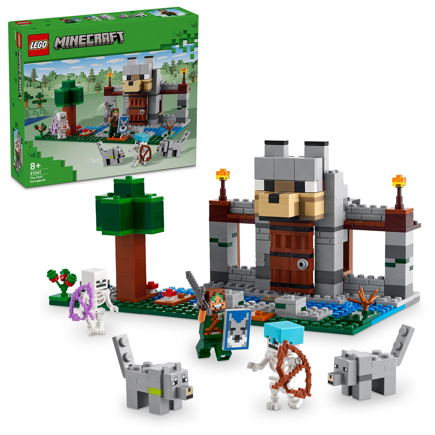 LEGO Minecraft - Die Wolfsfestung (21261)