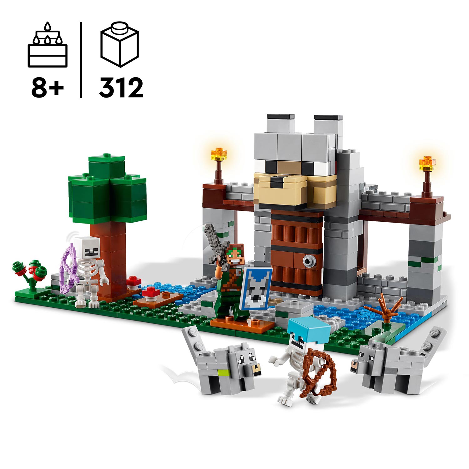 LEGO Minecraft - Die Wolfsfestung (21261)