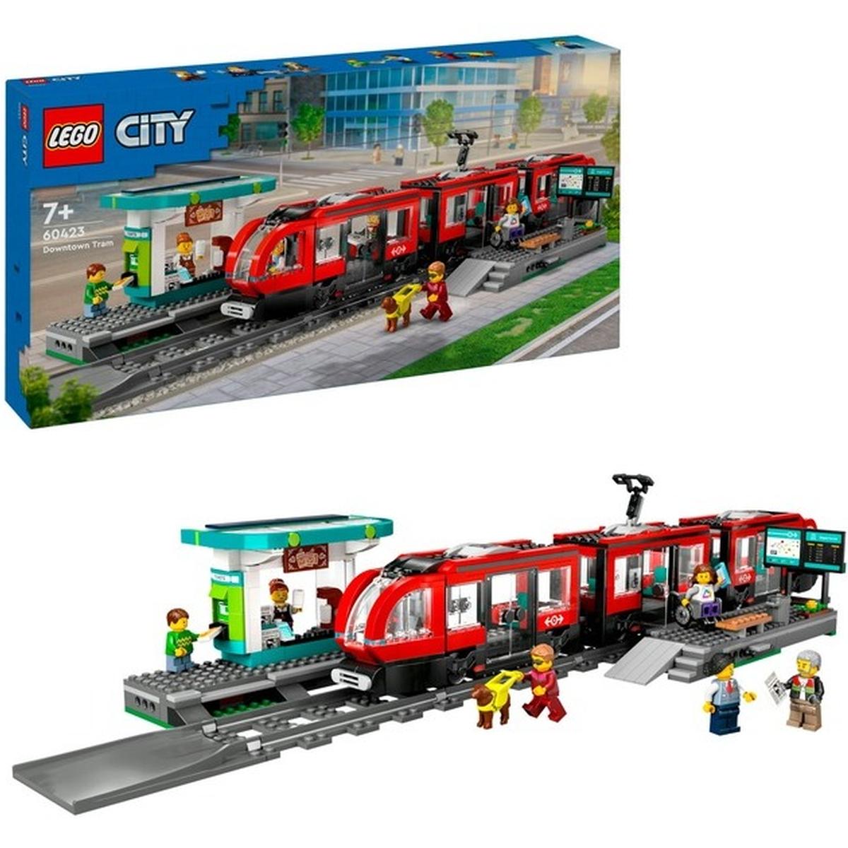 LEGO City - Straßenbahn mit Haltestelle (60423)