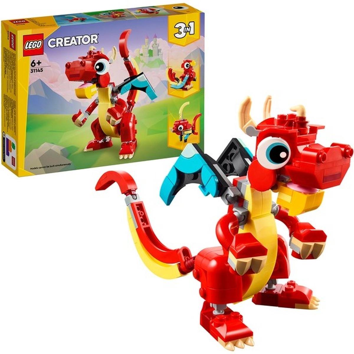 LEGO Creator 3 in 1 - Roter Drache (31145)