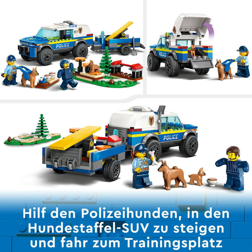 LEGO City - Mobiles Polizeihunde-Training (60369)