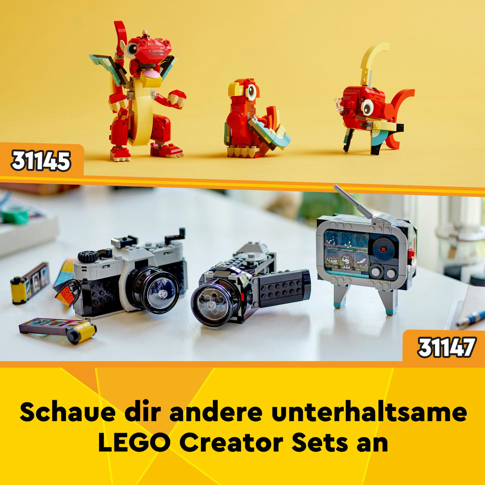 LEGO Creator 3-in-1 - Tieflader mit Hubschrauber (31146)