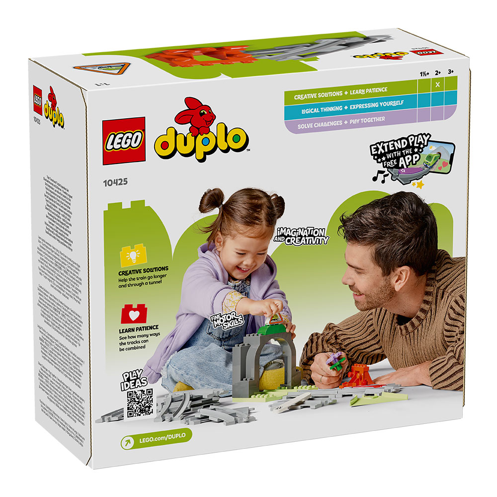 LEGO Duplo- Eisenbahntunnel und Schienen  Erweiterungsset (10425)