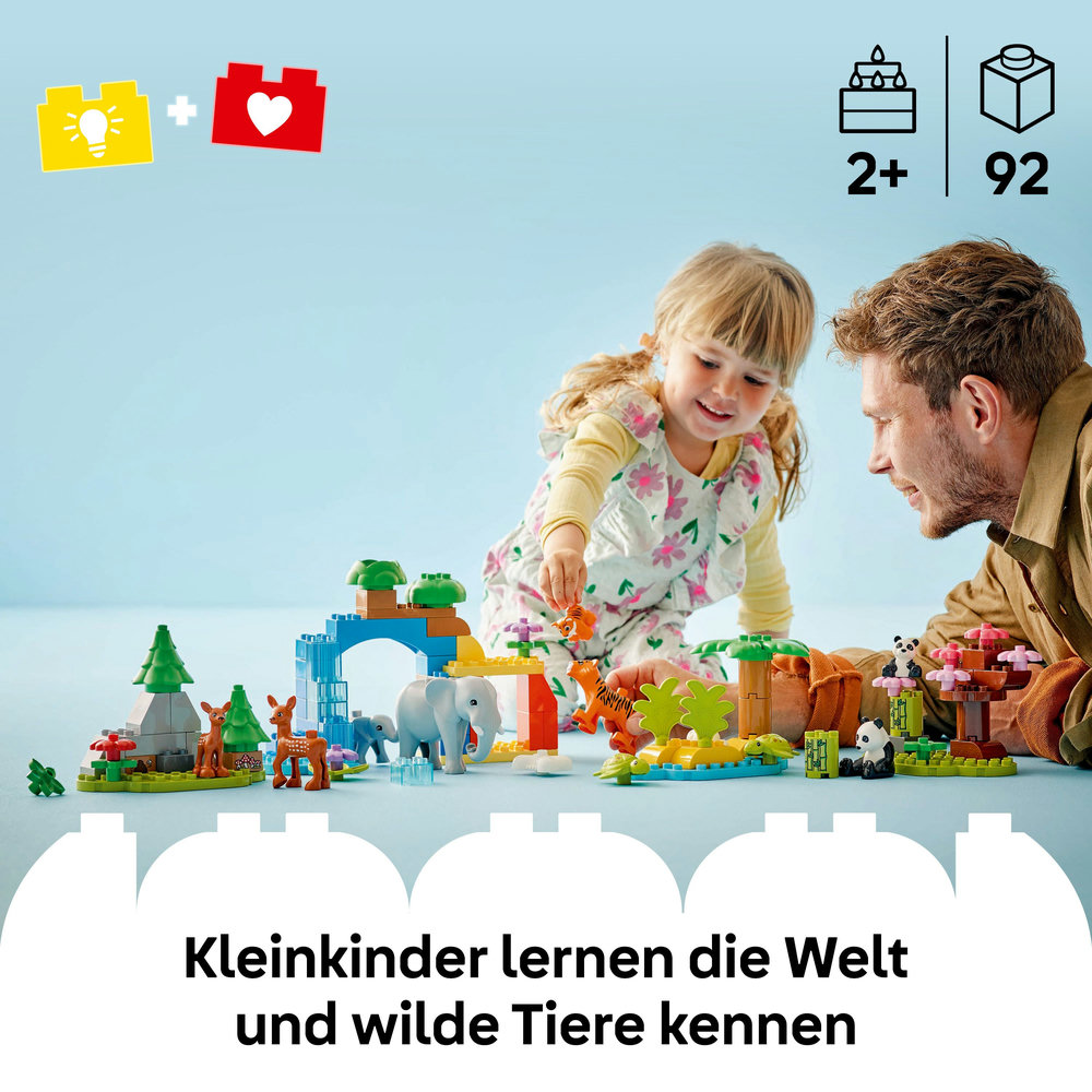 LEGO Duplo - Wildtier-Familien 3-in-1-Set (10446)