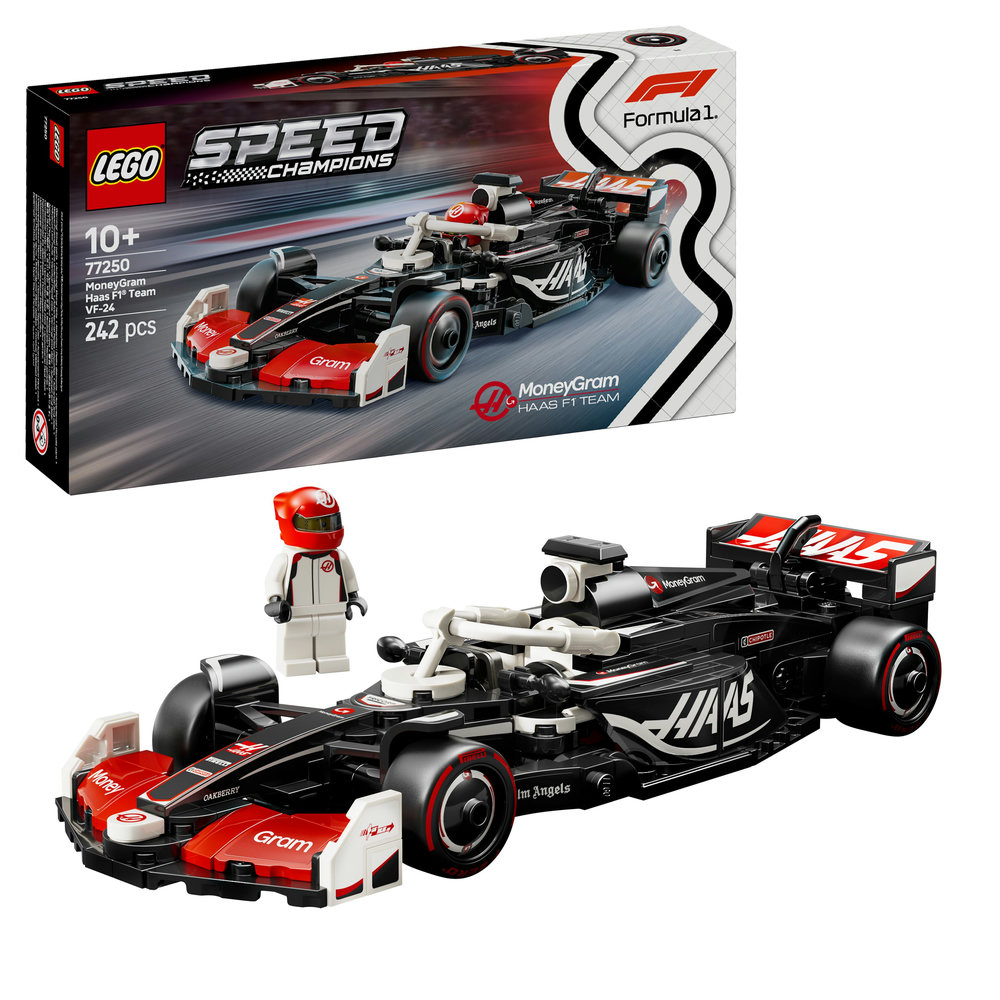 LEGO Speed Champions - MoneyGram Haas F1 Team VF-24 Rennauto (77250)
