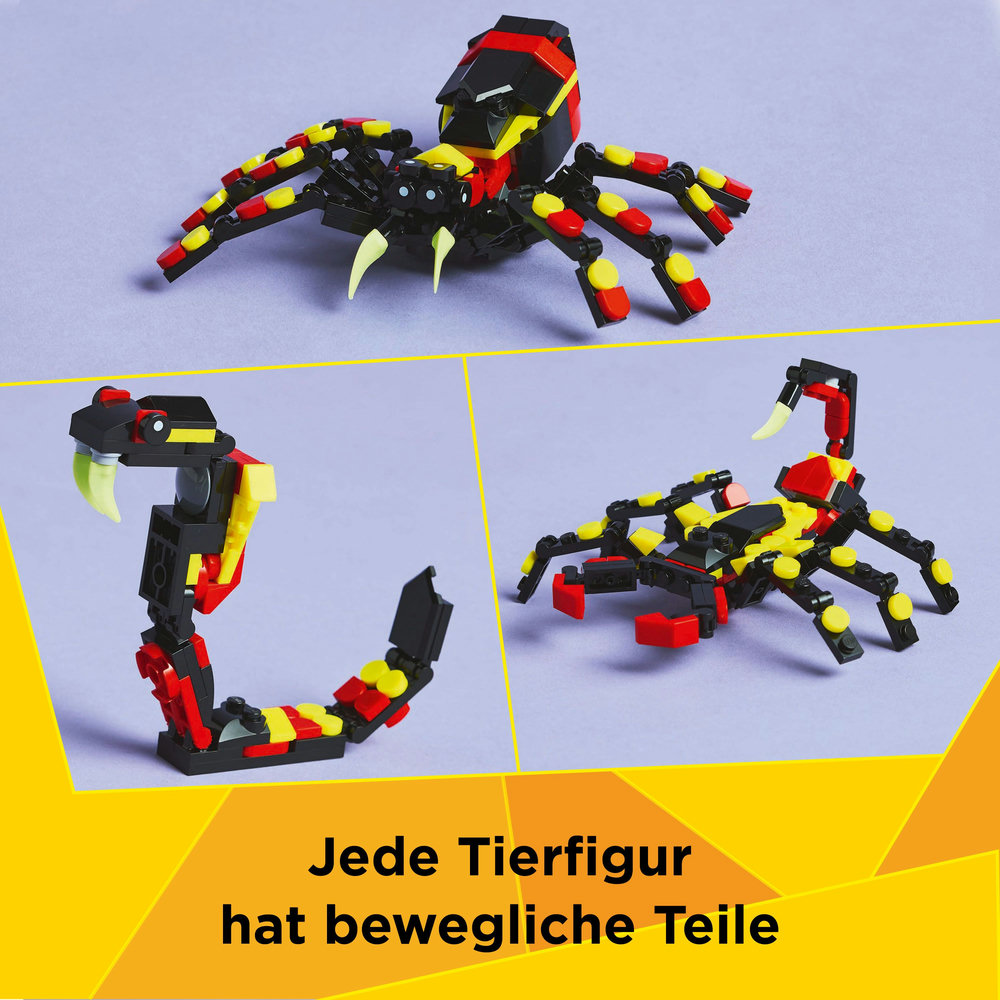 LEGO Creator 3 in 1 - Wilde Tiere: Überraschungsspinne (31159)