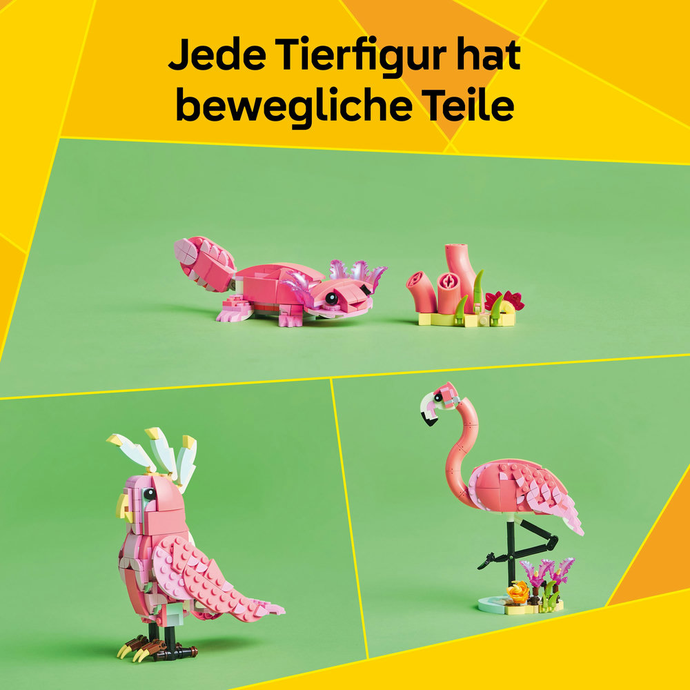 LEGO Creator 3-en-1 - Wild Animals: Pink Flamingo (31170)