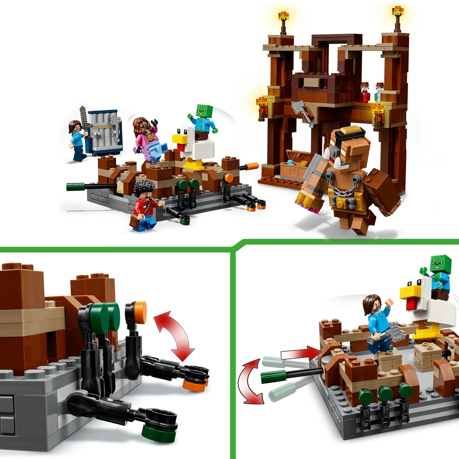 LEGO Minecraft - Waldanwesen mit Boxring (21272)