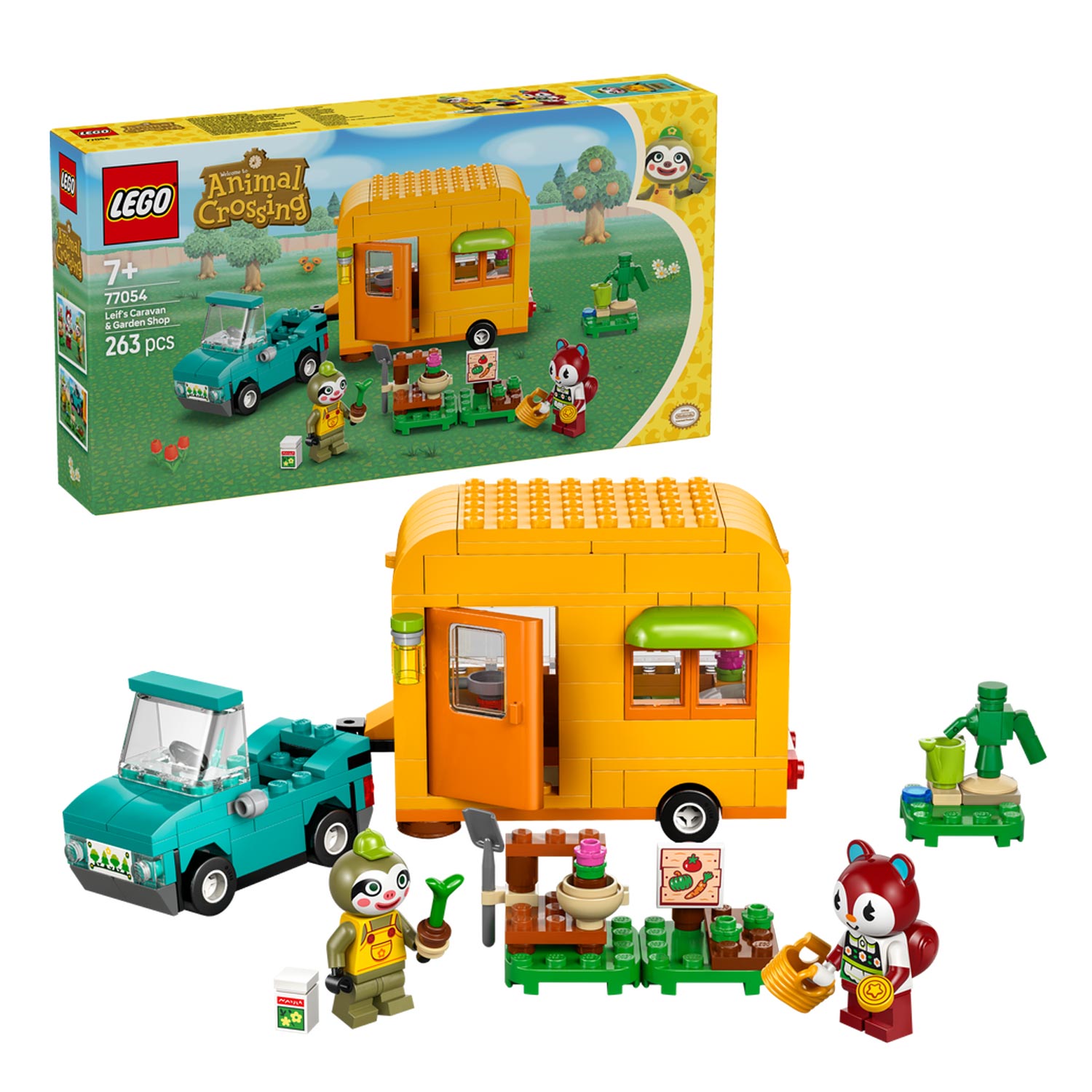 LEGO Animal Crossing - Gerds Wohnwagen & Gärtnerei (77054)
