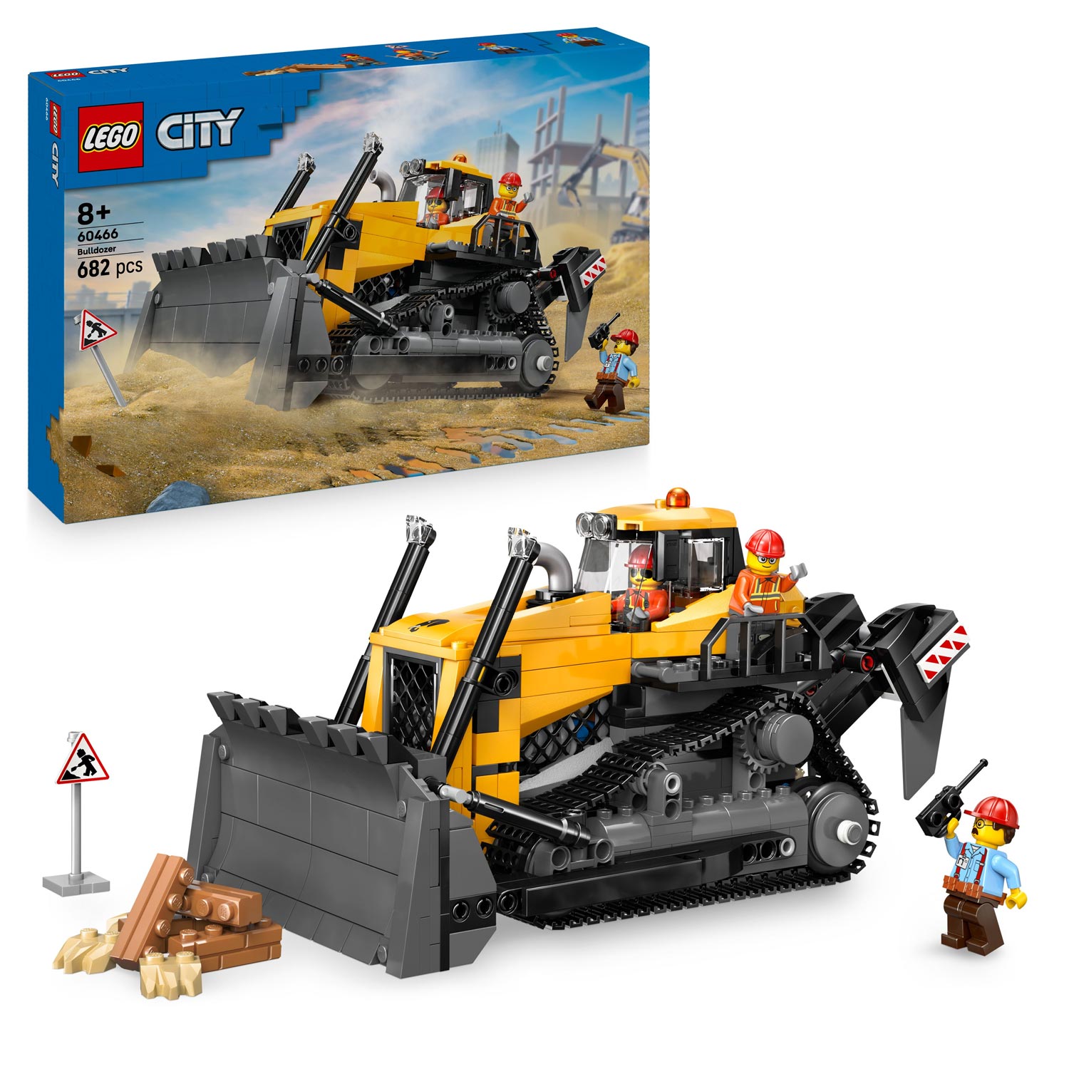 LEGO City - Gelber Bulldozer (60466)