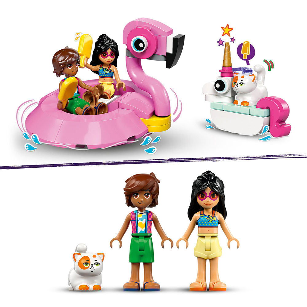 LEGO Friends - Poolparty mit Einhorn und Flamingo (42658)