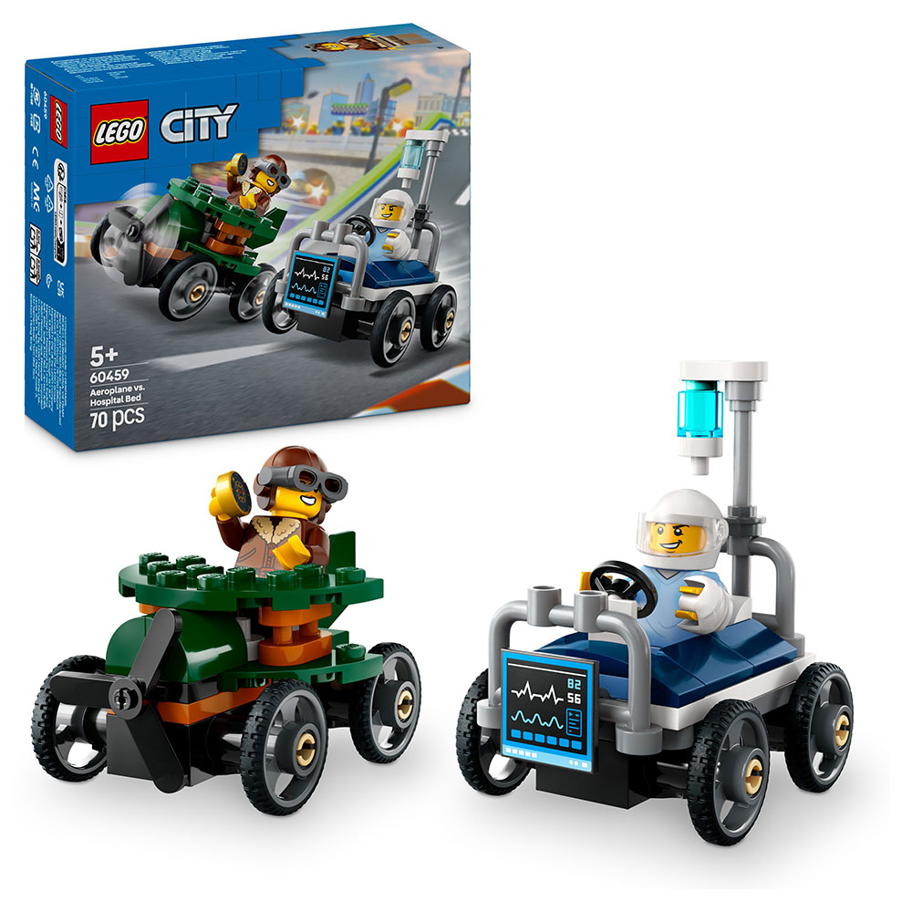 LEGO City - Flugzeug vs. Krankenhausbett (60459)