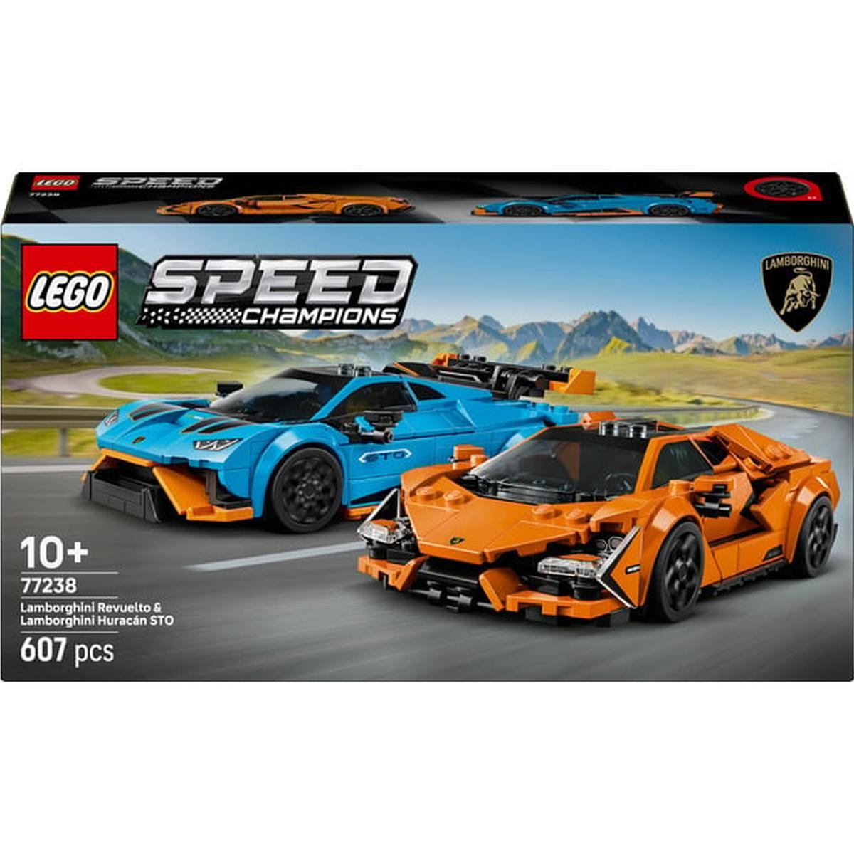 LEGO Speed Champions Lamborghini Revuelto und Huracán STO (77238)