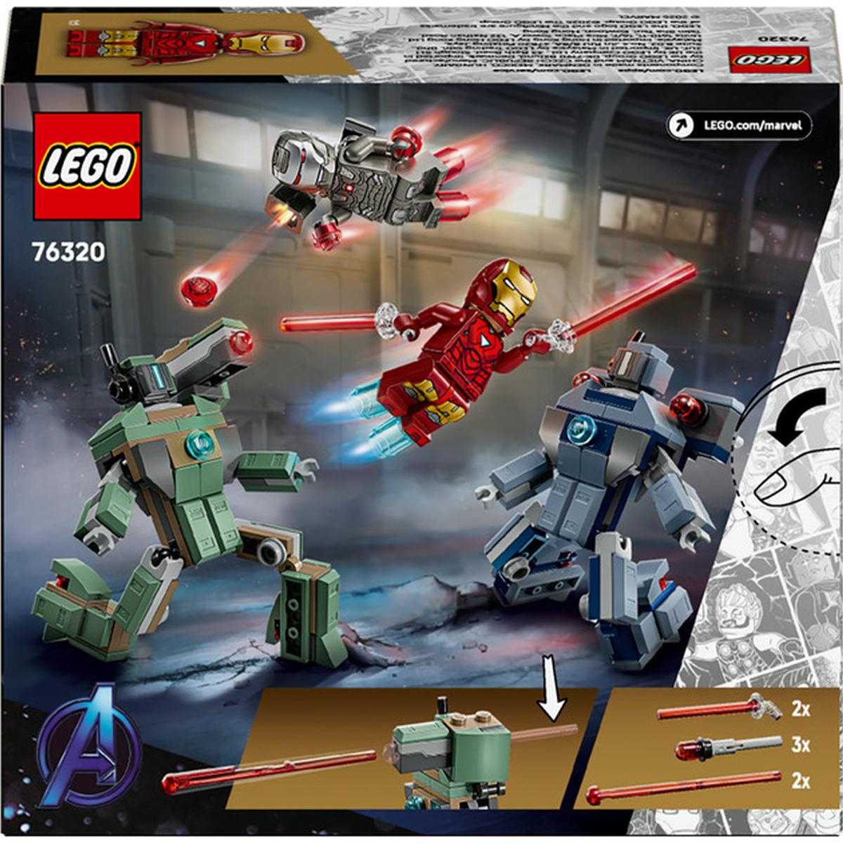 LEGO Marvel - Iron Man & War Machine vs. Hammer-Drohnen (76320)