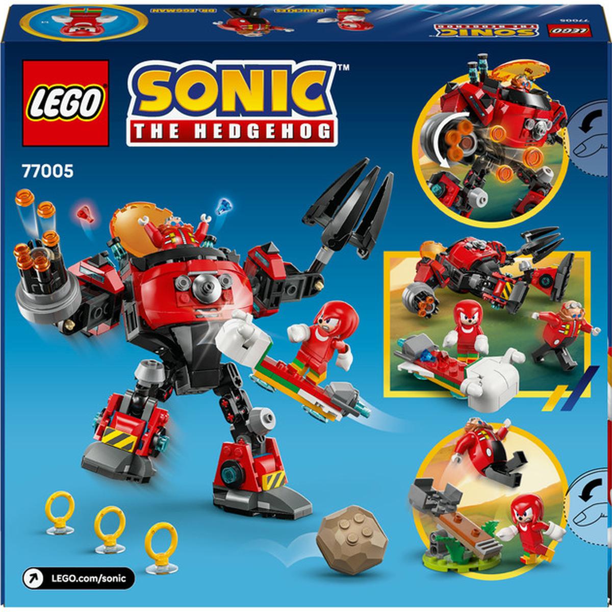 LEGO Sonic The Hedgehog - Knuckles vs. Dr. Eggmans Egg Crusher Mech (77005)